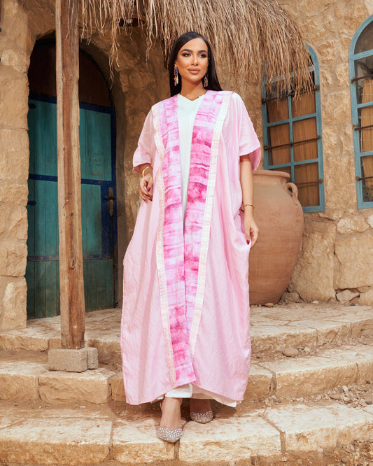 Konouz pink abaya