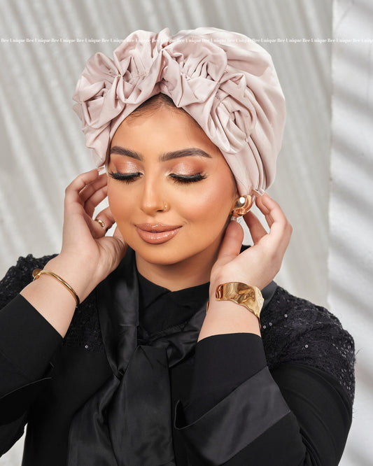 Fluffy Lycra turban