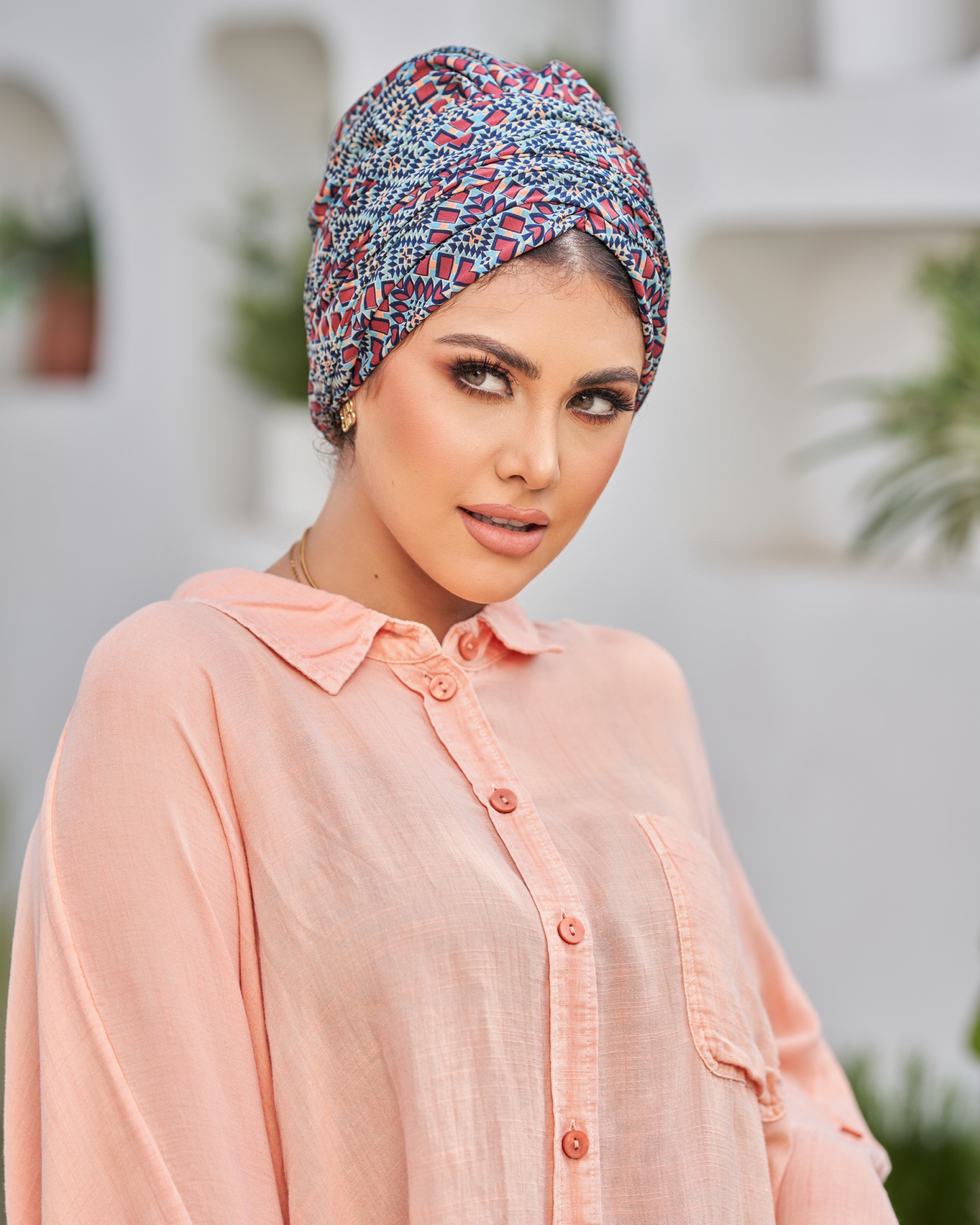 Draped turban