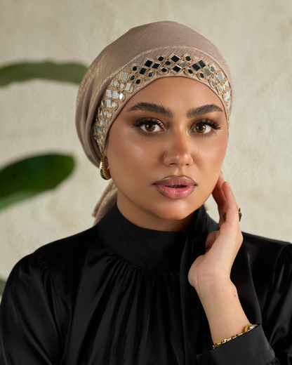 Mini scarf turban