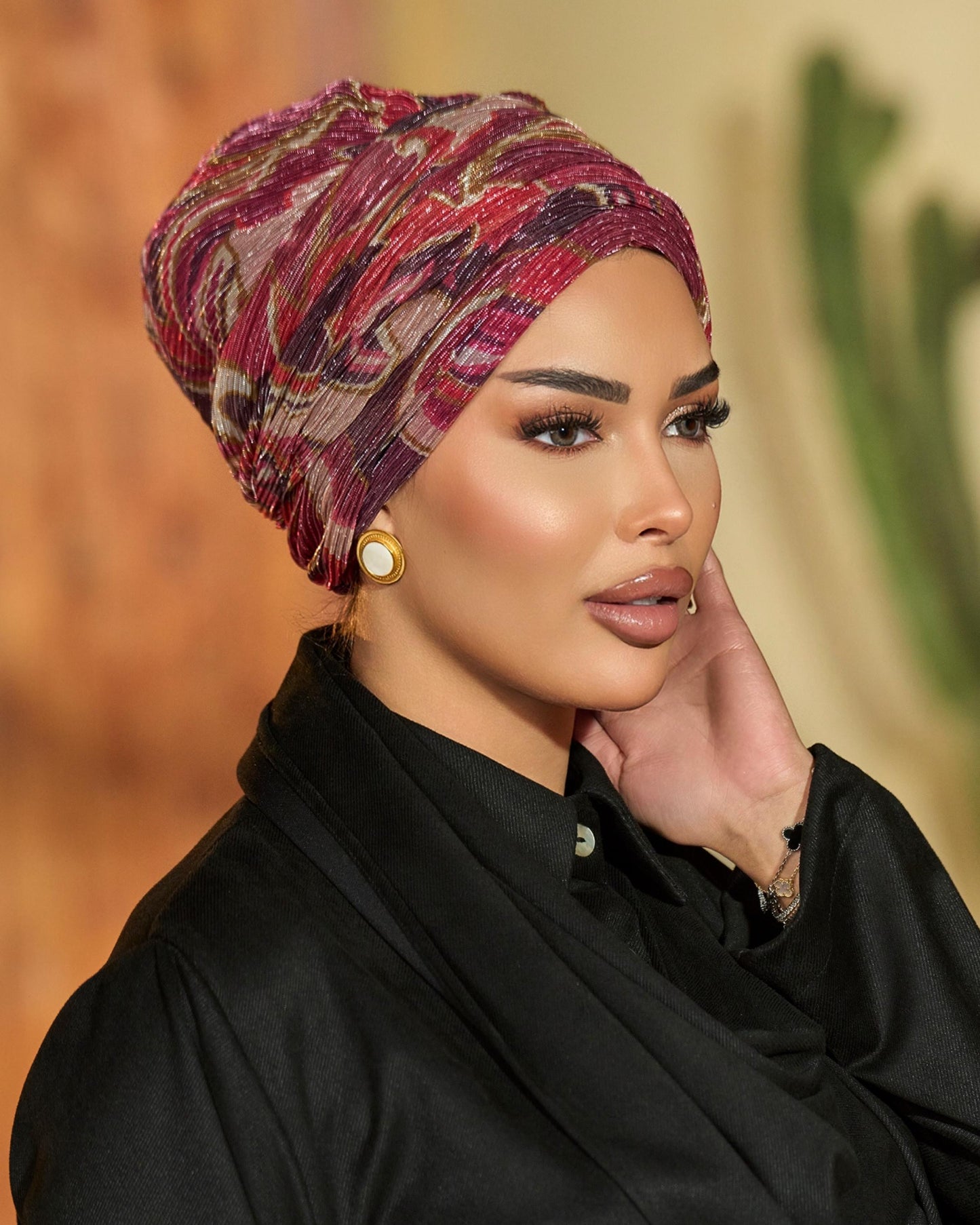 Draped turban