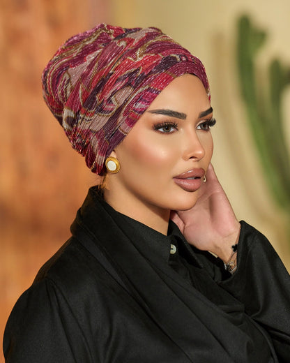 Draped turban