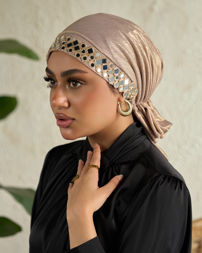 Mini scarf turban