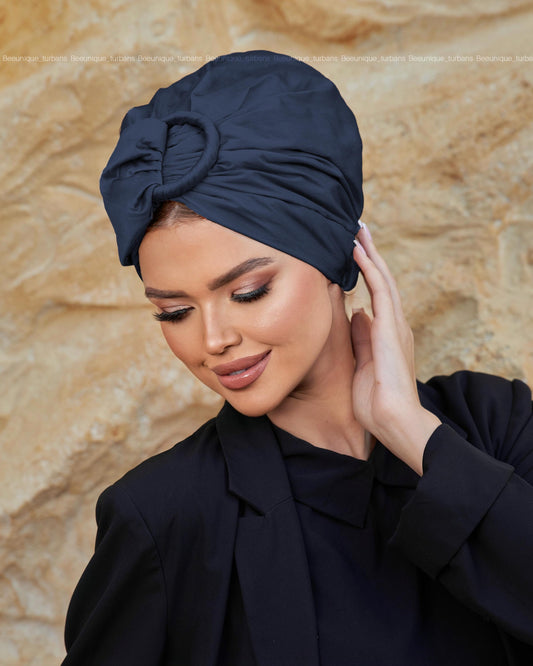 Ring taffeta turban