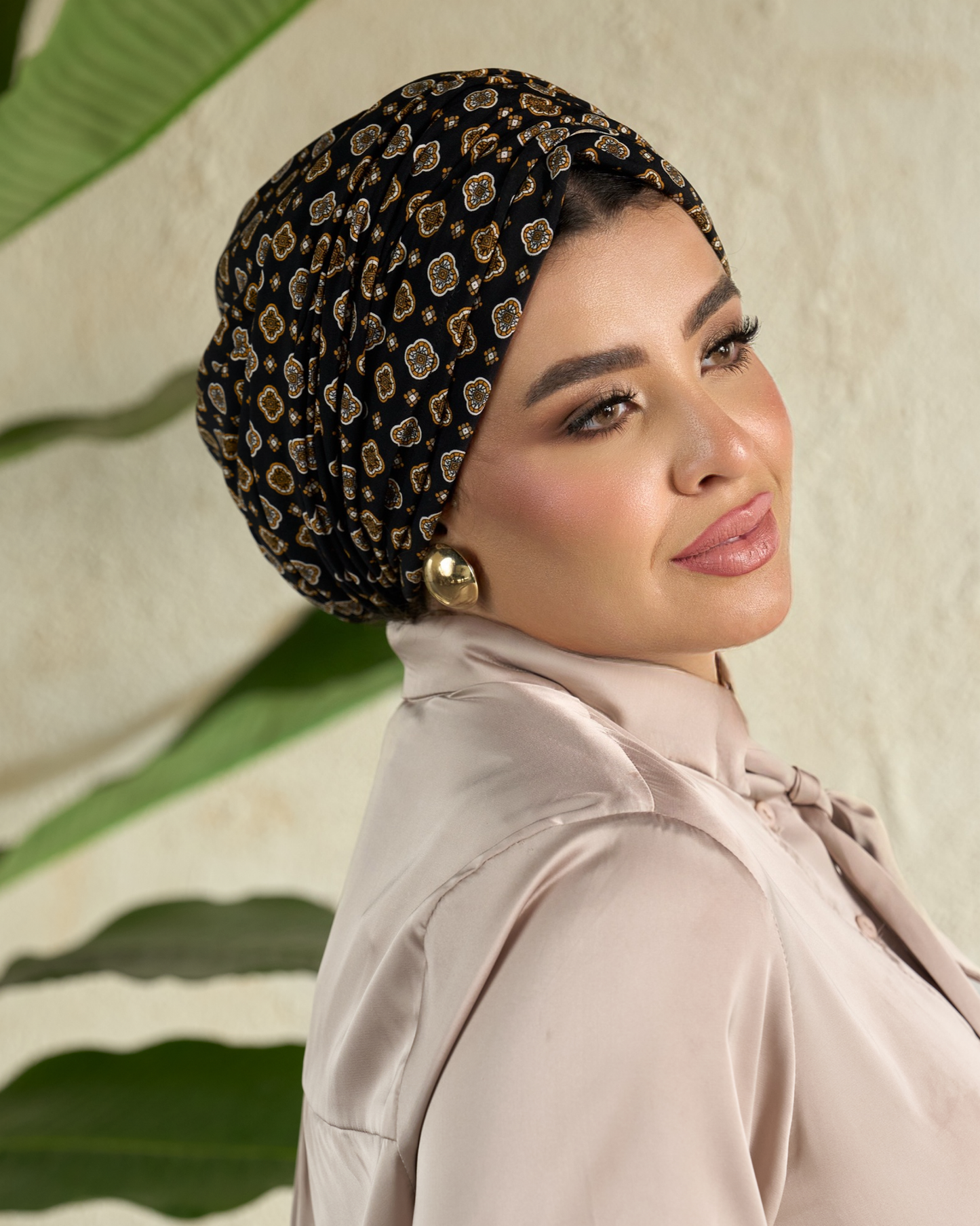 Draped turban