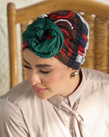 Double bow turban