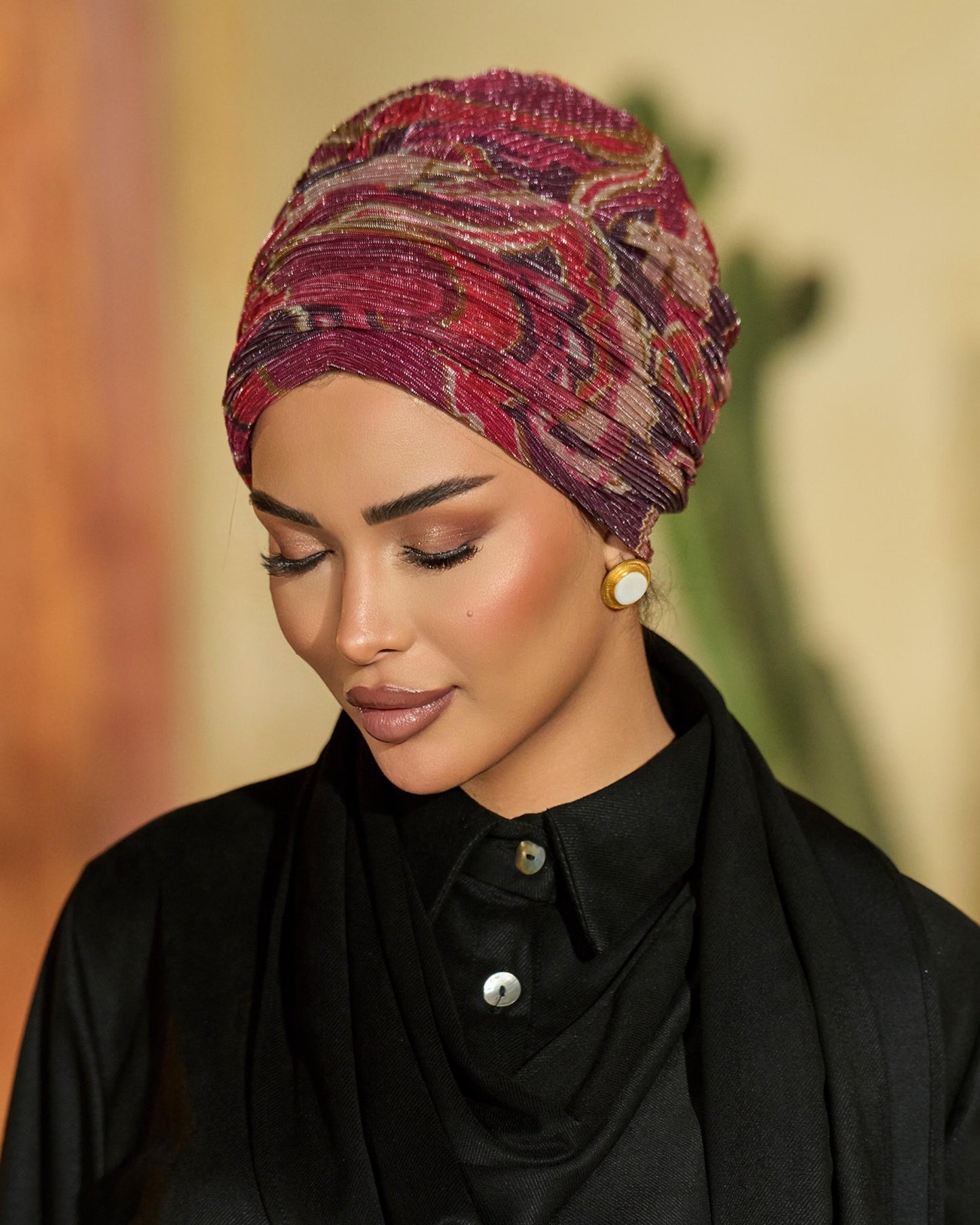 Draped turban