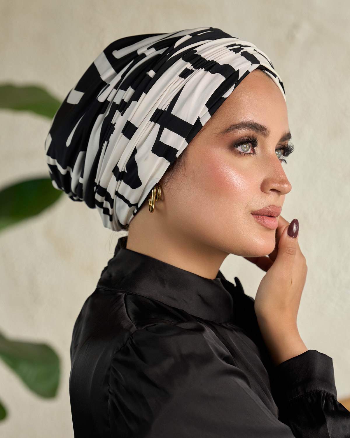 Draped turban