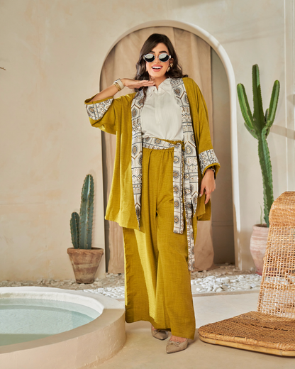 Linen 2 pieces suit