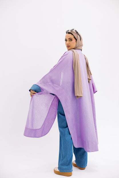 Linen long shirt