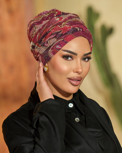 Draped turban
