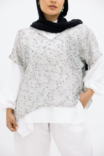 Knit blouse
