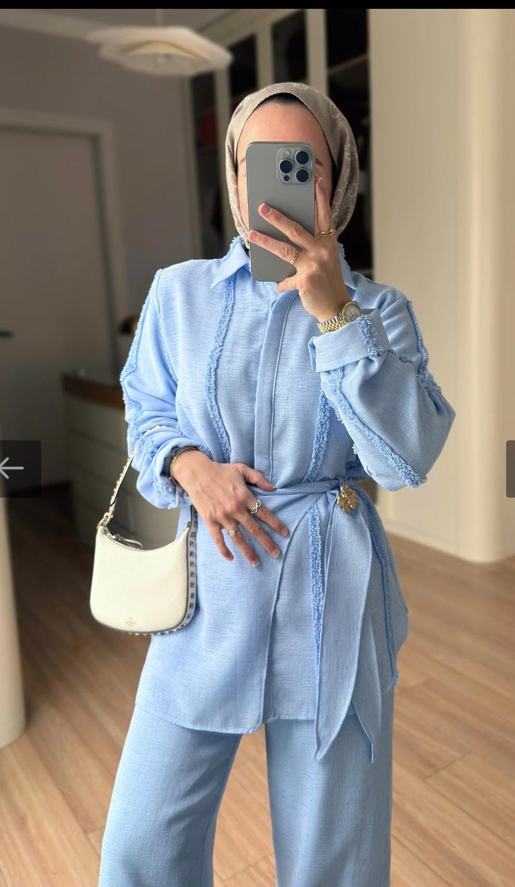Linen casual set