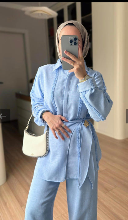 Linen casual set