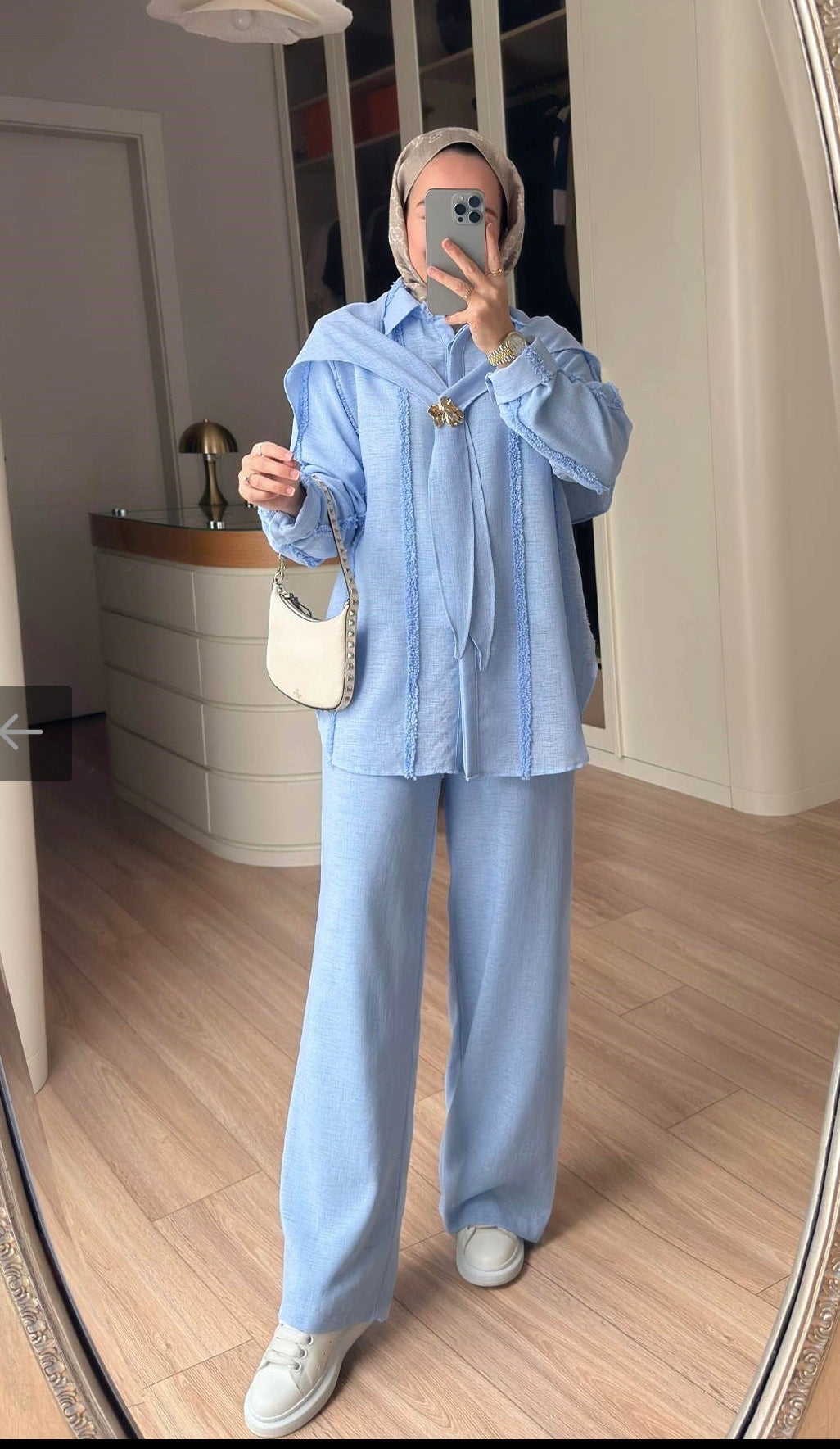 Linen casual set