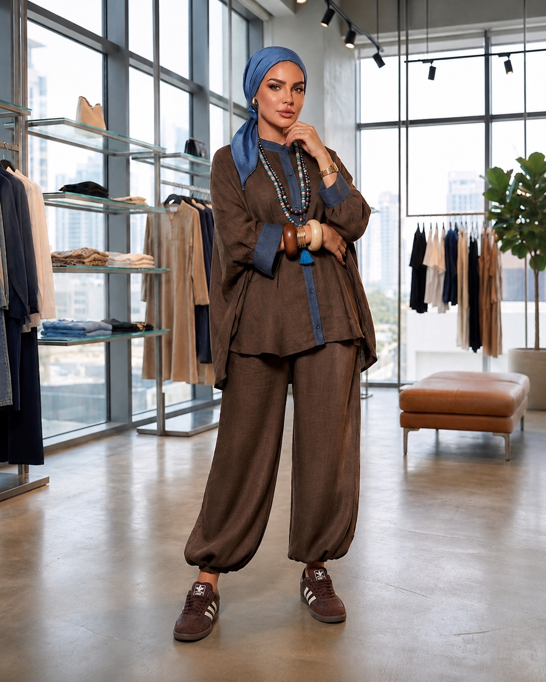 Linen summer suit