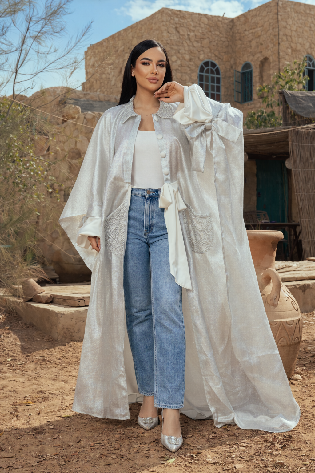 Organza abaya