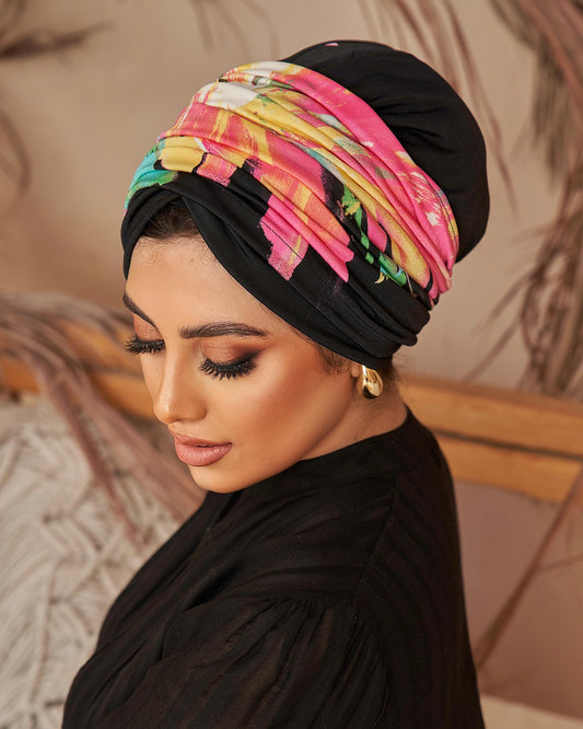 Draped turban