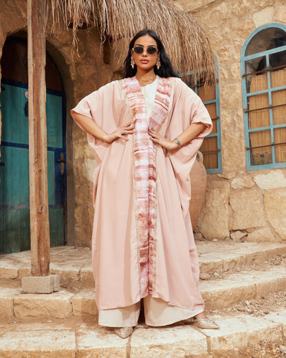 Konouz peach abaya