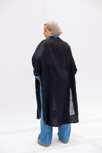 Linen long shirt