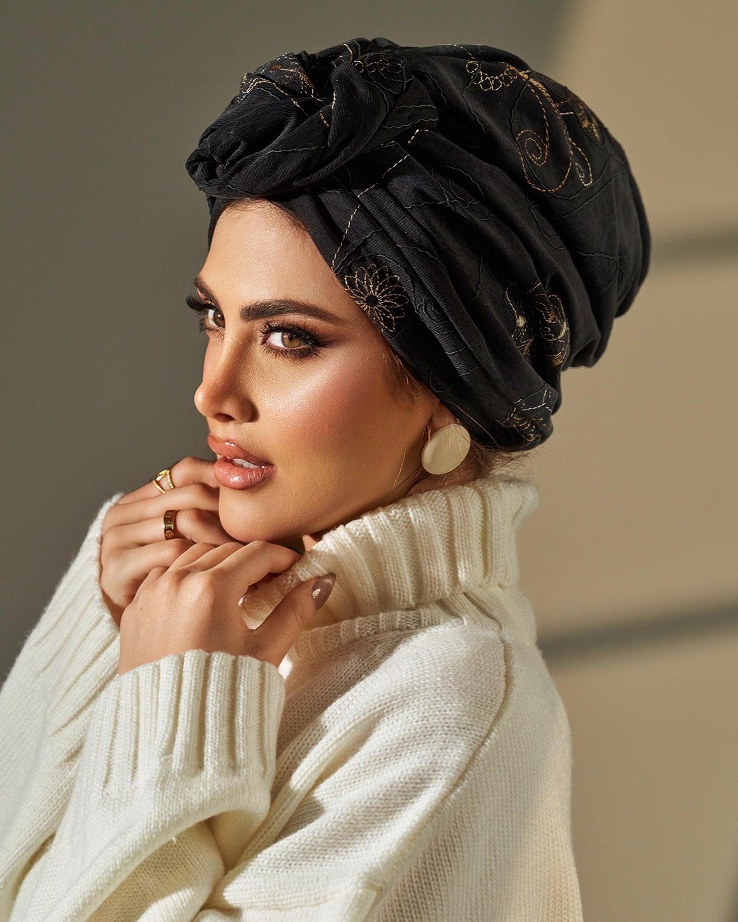 Double bow turban