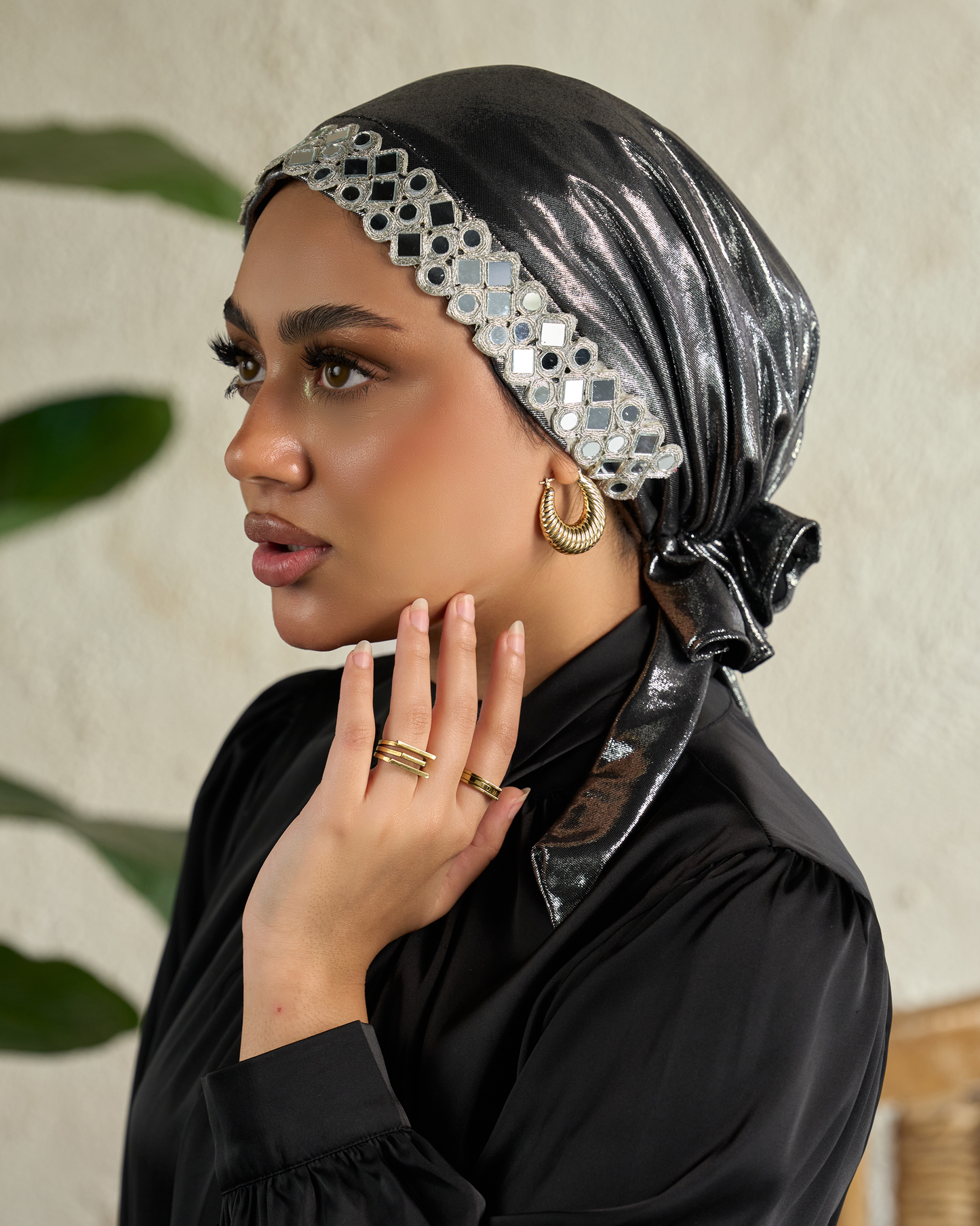 Mini scarf turban