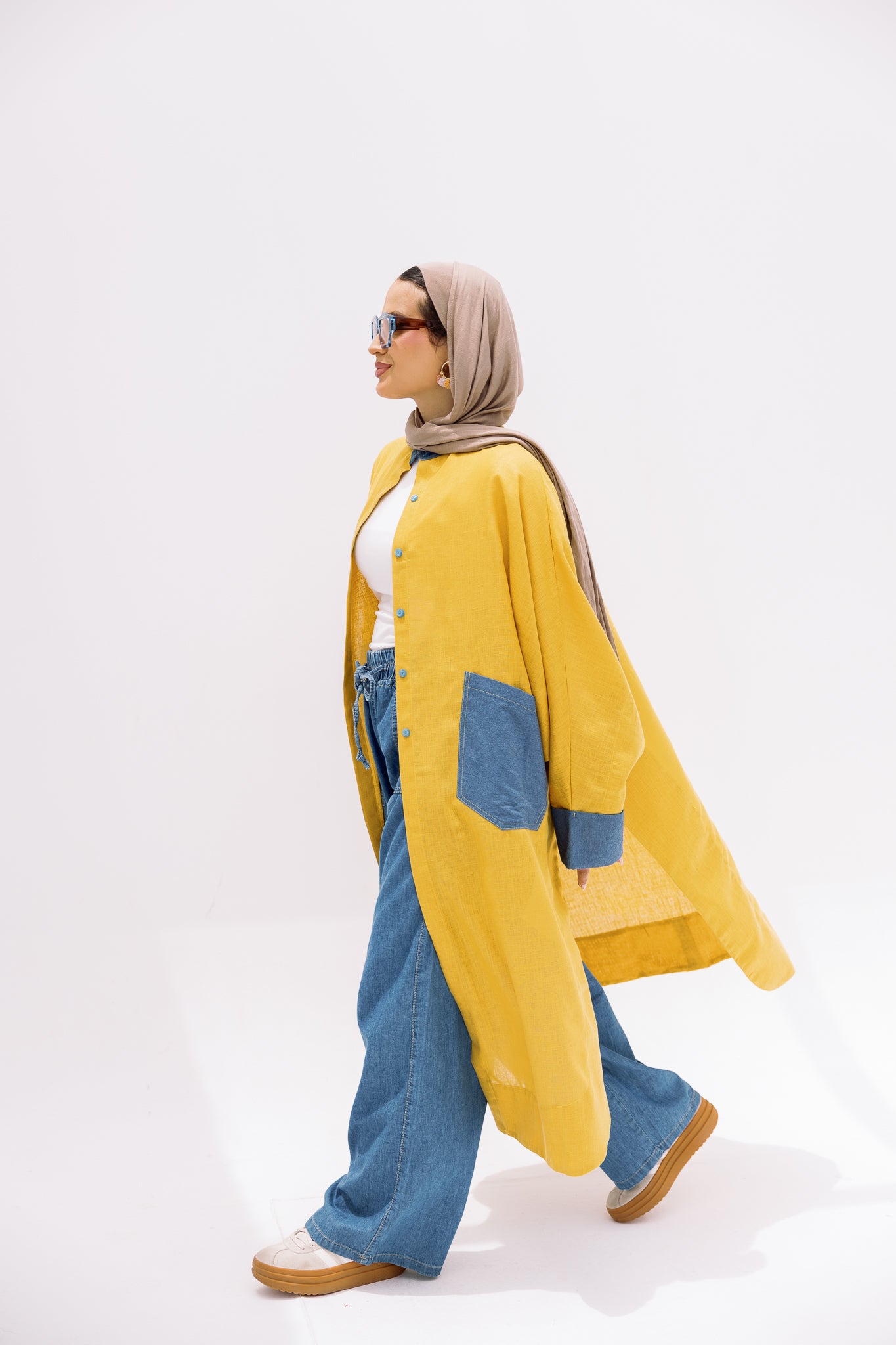 linen long shirt