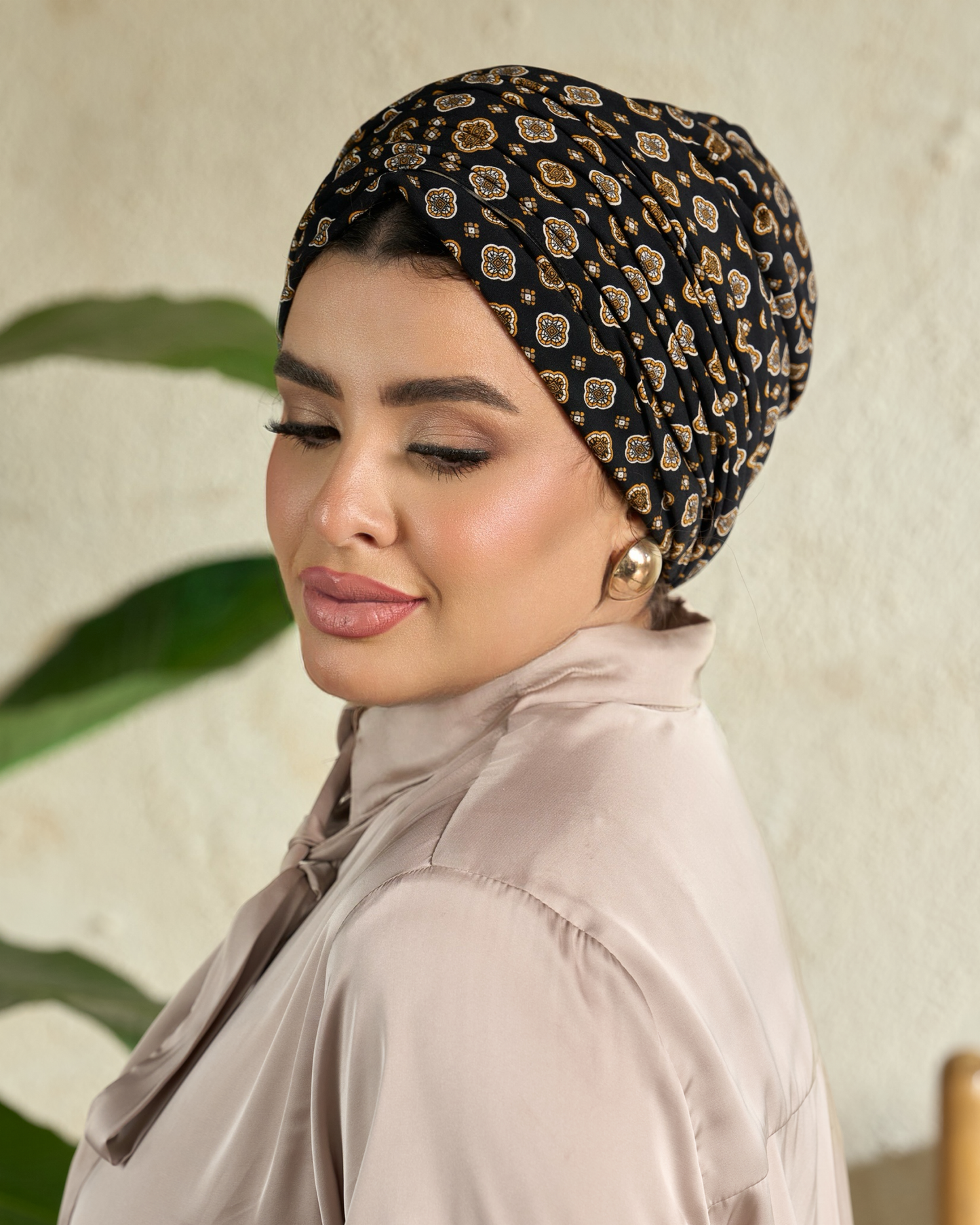 Draped turban