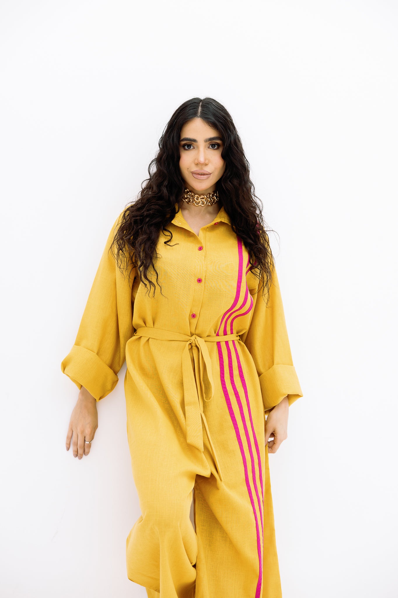 Linen casual jumpsuit