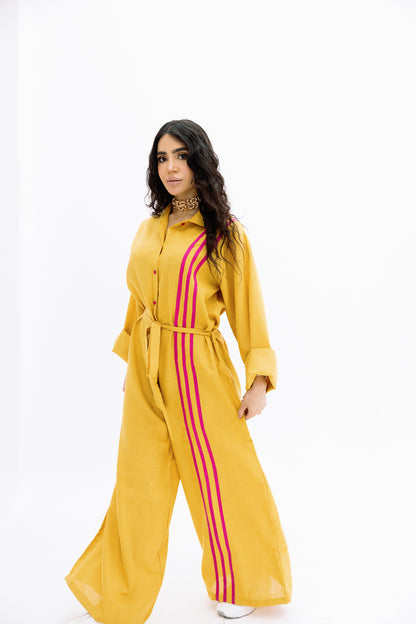 Linen casual jumpsuit