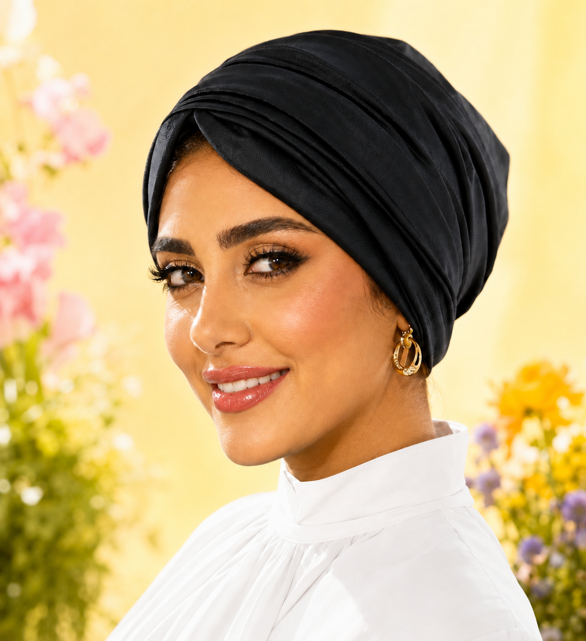 Draped turban