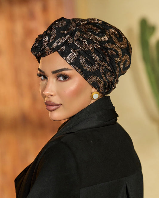 Double bow turban
