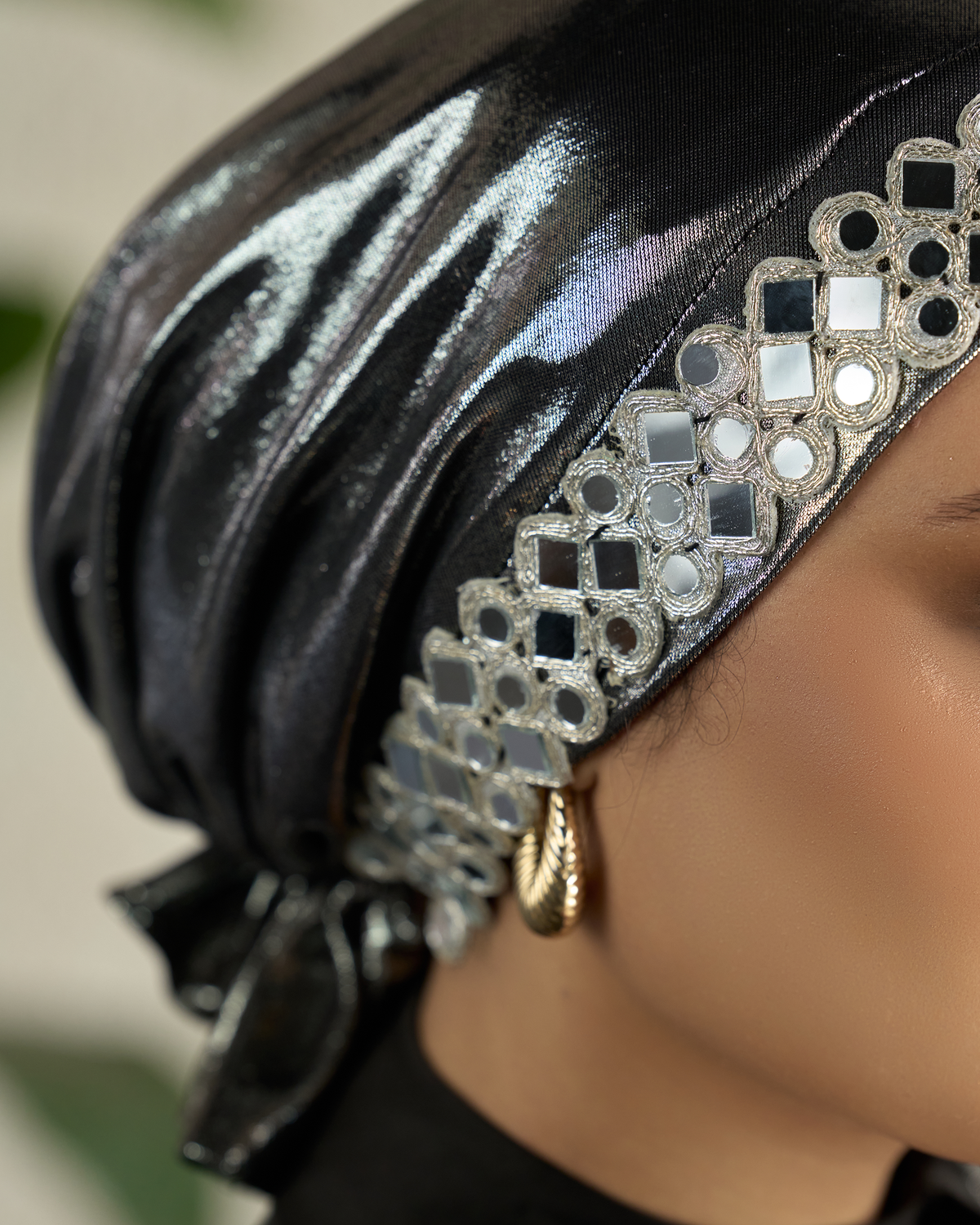 Mini scarf turban