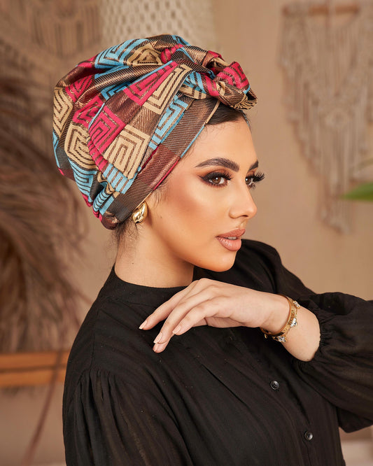 Double bow turban