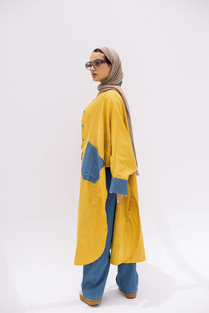 linen long shirt