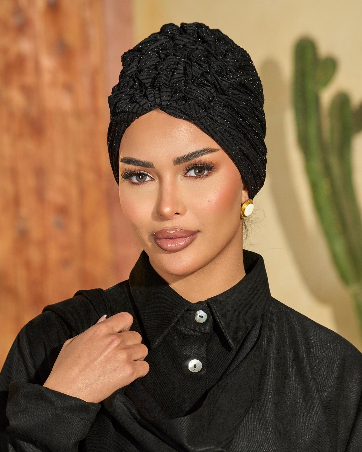 Fluffy turban