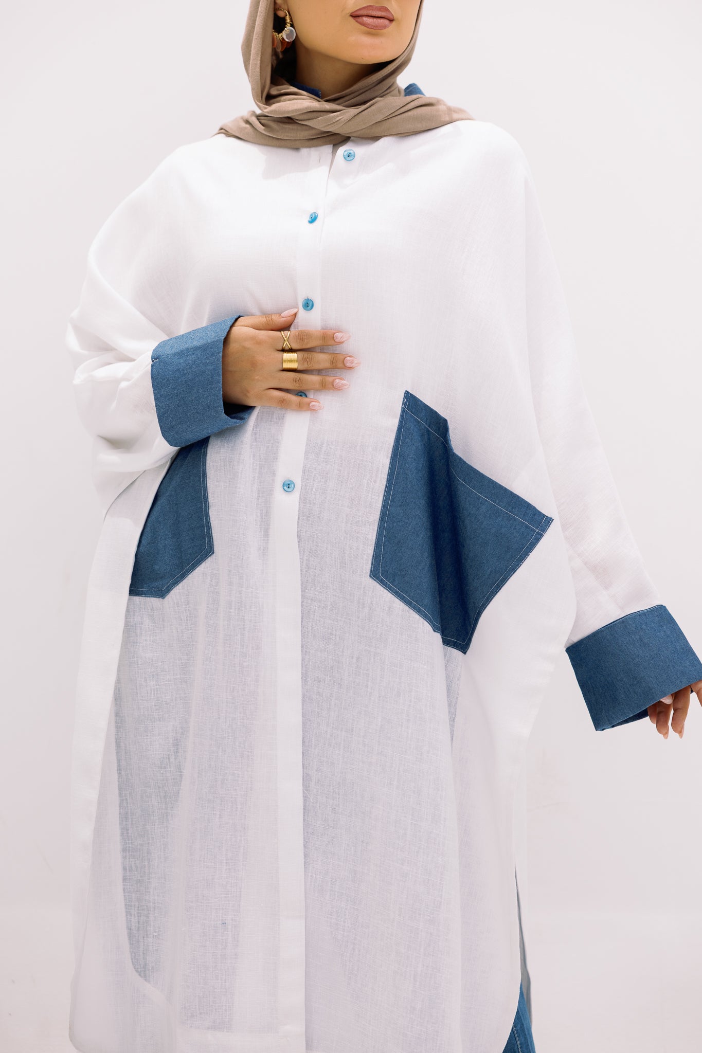 linen long shirt