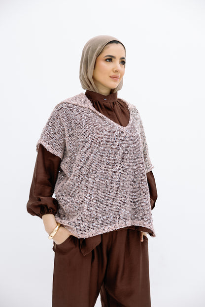 Knit  casual blouse
