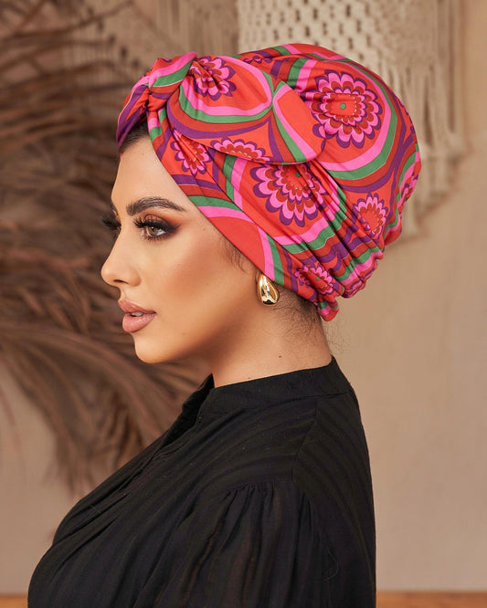 Half wire turban
