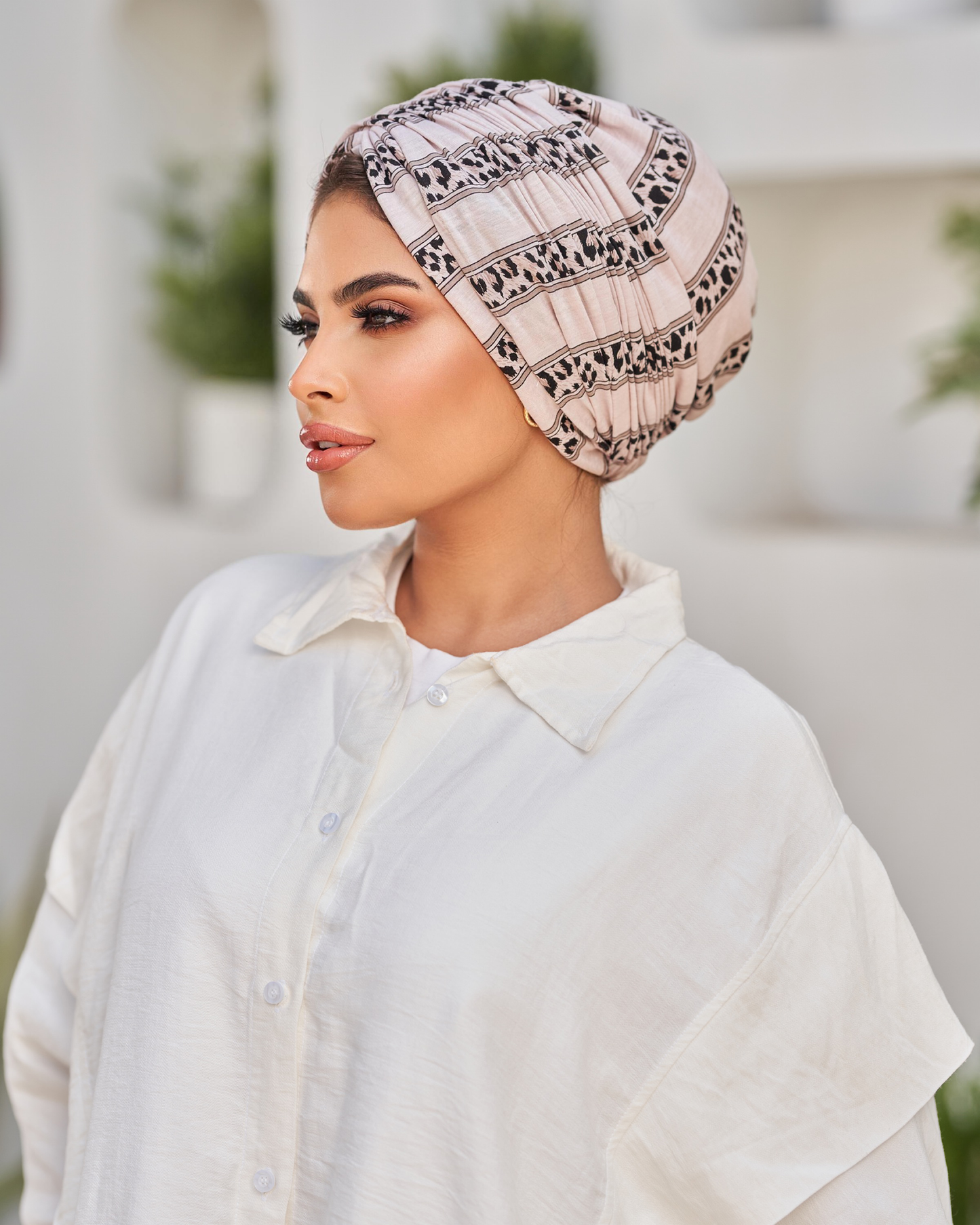 Draped turban