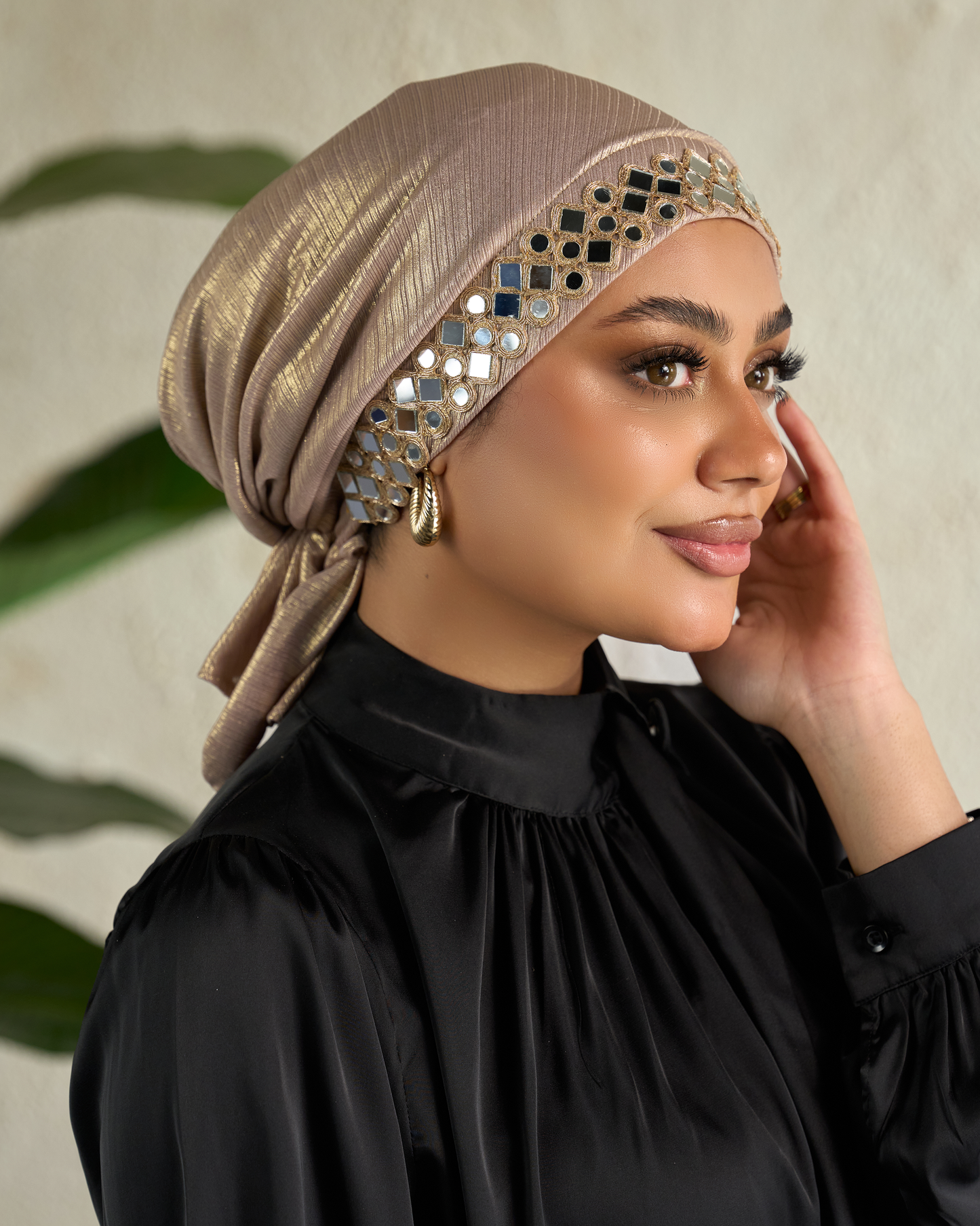 Mini scarf turban