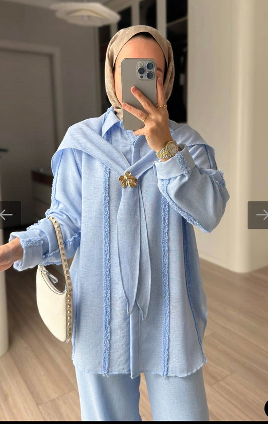 Linen casual set