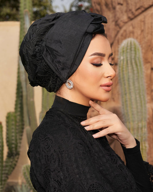 Double bow turban
