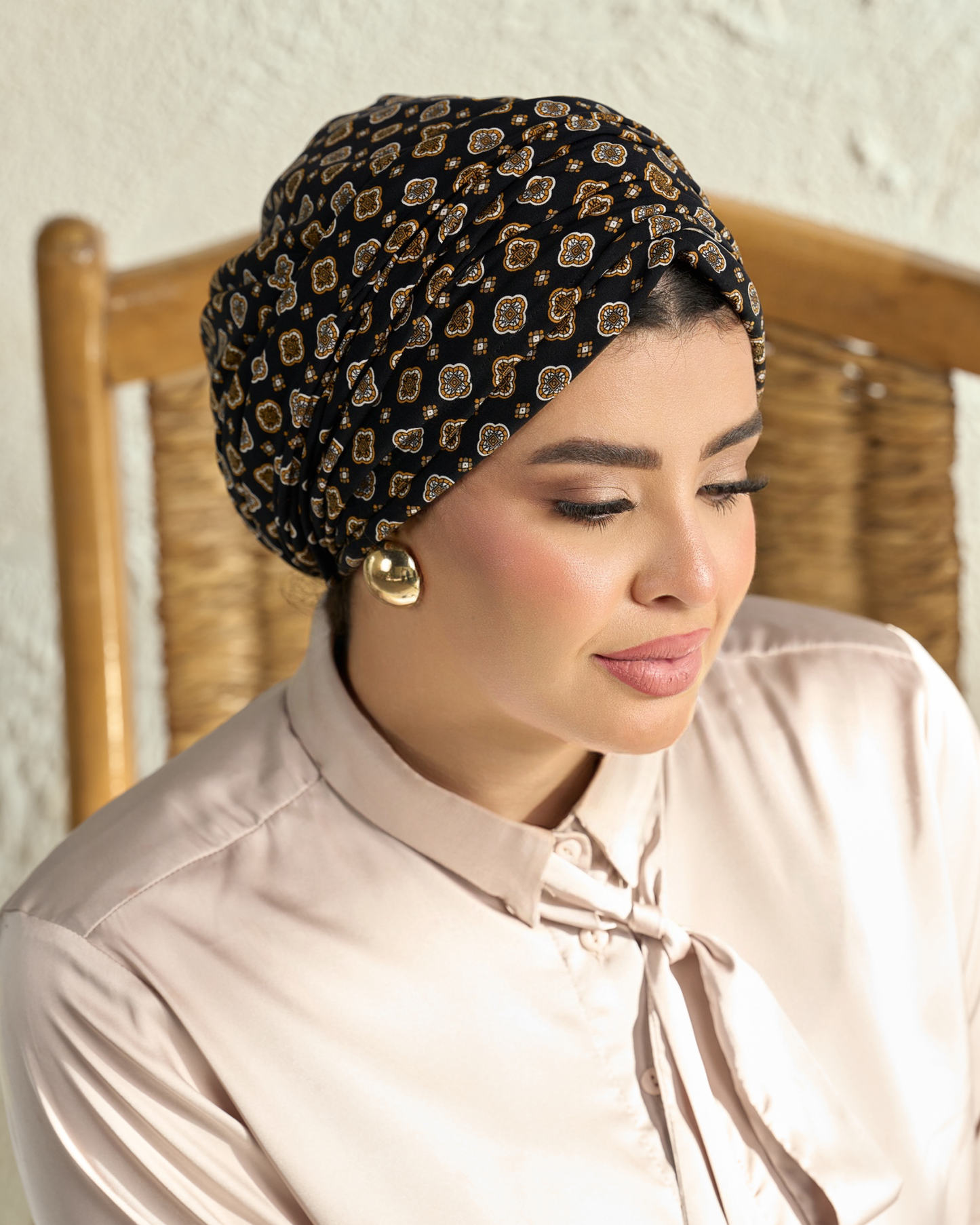 Draped turban