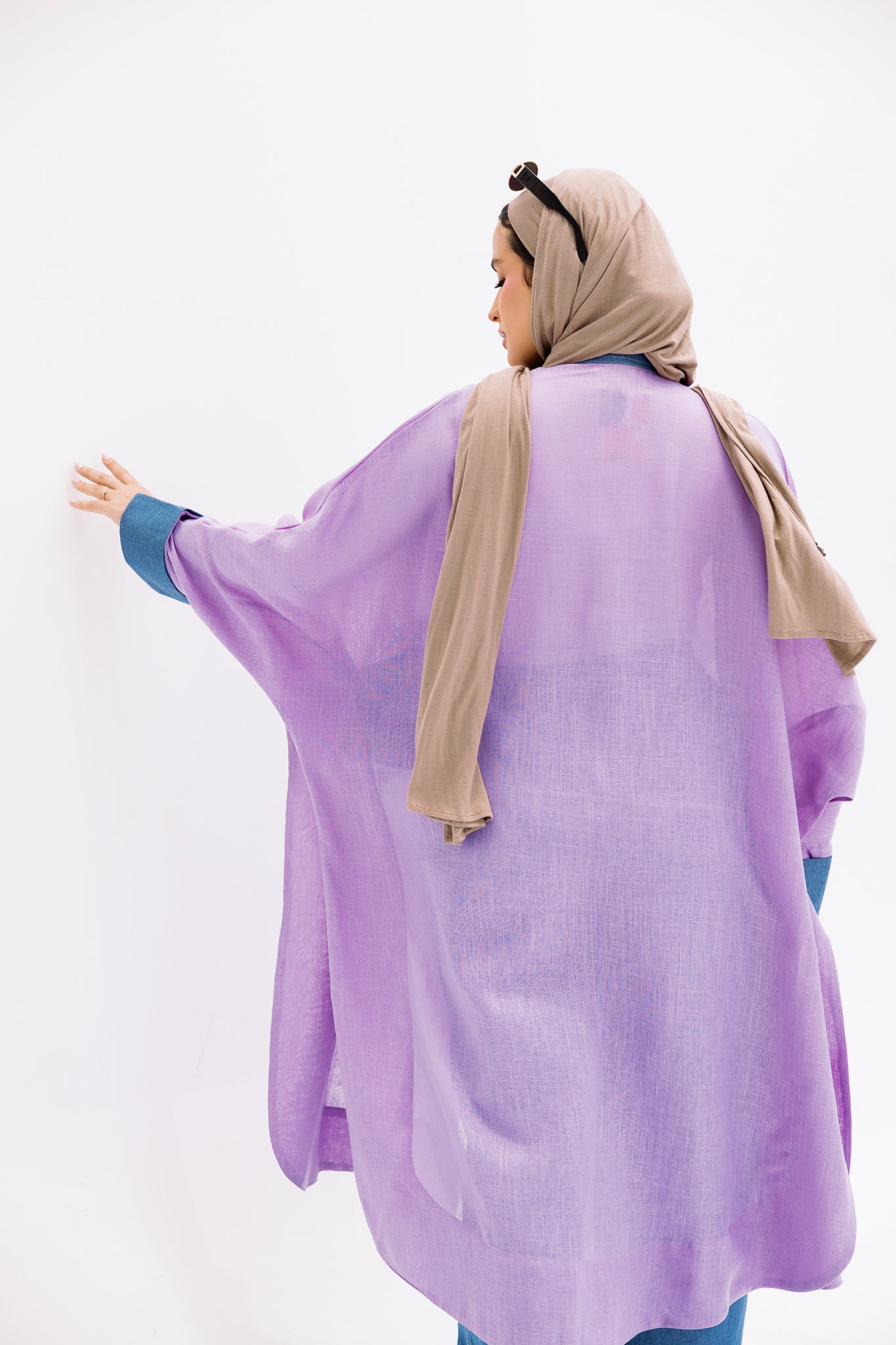 Linen long shirt