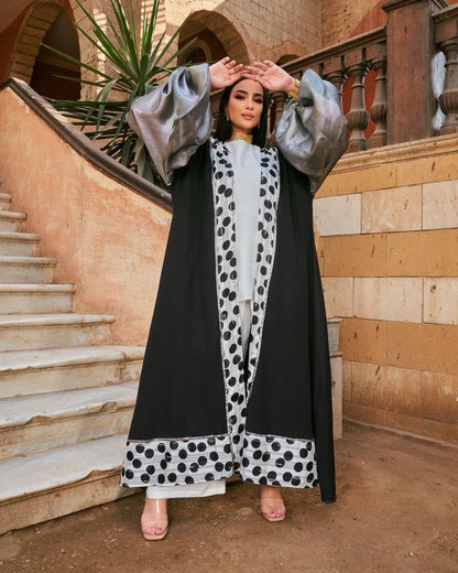 Puffy sleeves abaya