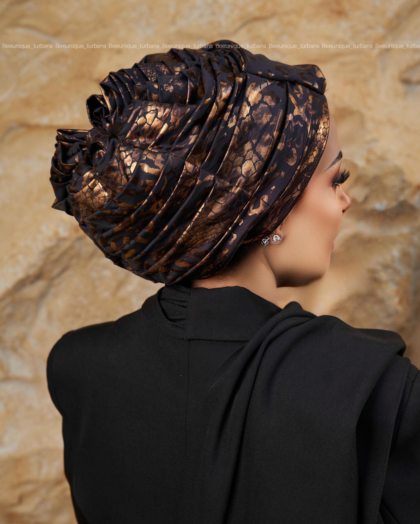 Triple bow turban