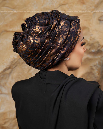 Triple bow turban