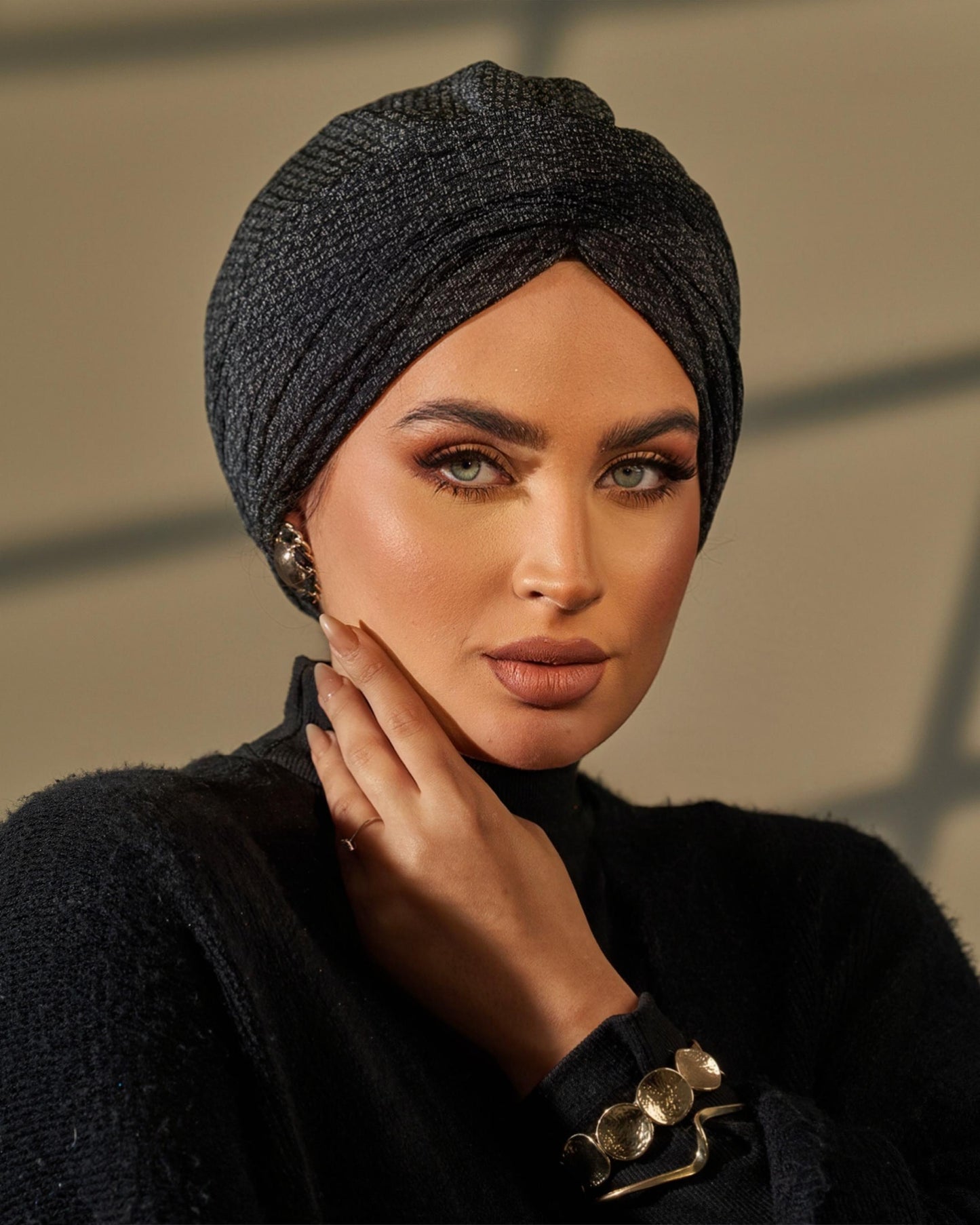 Draped turban