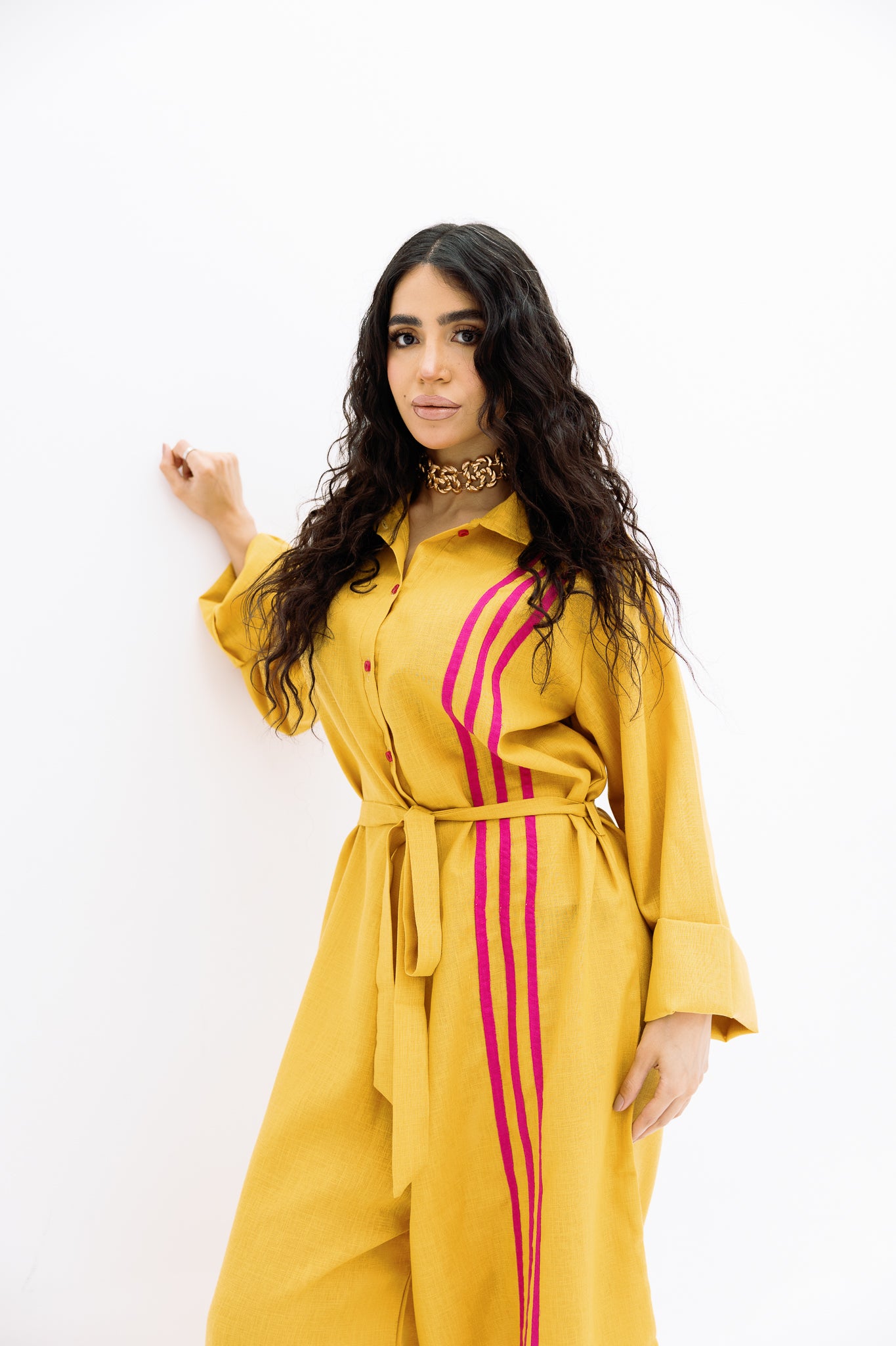 Linen casual jumpsuit